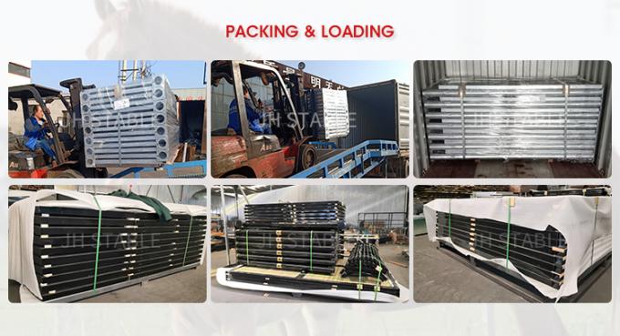 درب اصطبل اسب 12 فوتی اندازه استاندارد چوبی سبک اروپایی در فضای باز 7