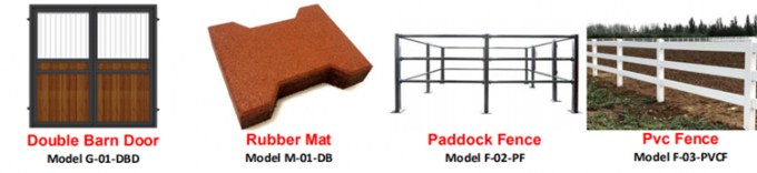 تجهیزات دامپروری پیش ساخته جعبه اصطبل اسب Q195 5