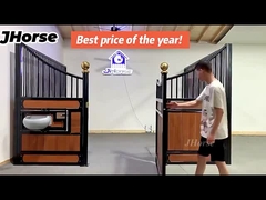 درب انبار اصطبل اسب متحرک با پوشش پودر بامبو کربنیزه شده OEM