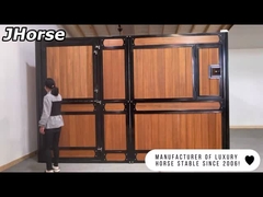اصطبل اسب موقت بامبو استیل Q235 با پنجره دروازه به ارتفاع 2.2 متر