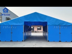 جعبه اسب های فلزی قابل حمل اسب های بیرونی پناهگاه پایدار پر کردن پنل جلویی PVC با گودال