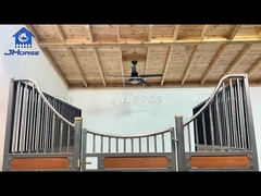 پنل های ثابت اسب سفارشی برای اسب بامبو صندوق ثابت اسب مناسب دام اندازه درب سفارشی