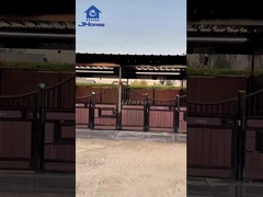 جبهه های گالوانیزه اسب با نوع چوب پر کردن پای و درمان سطح بامبو