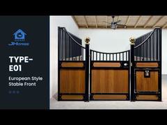 3.5x2.2m اسبخانه هاي اروپايي با قفل پاهاي امن دوگانه