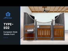 سقف اسب سواری پیش ساخته اصطبل اسب بخار اروپایی تجهیزات اصطبل مزرعه