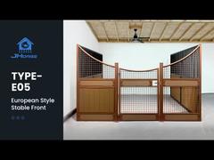 تخته سه لايه فضای باز اروپایی برای اصطبل اسب، پانل حصار آخور با سقف