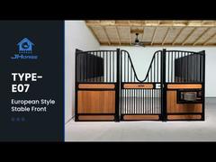 معرفی پانل‌های جلویی ضدآب، جوش‌داده‌شده، با پوشش پودری و مقاوم در برابر آب و هوای پایدار برای اصطبل اسب بامبو بامبو