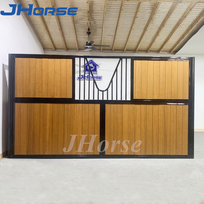 قابل تنظیم درب تقسیم شده چرخش اسب جلوی پانل استیل Q235B مواد
