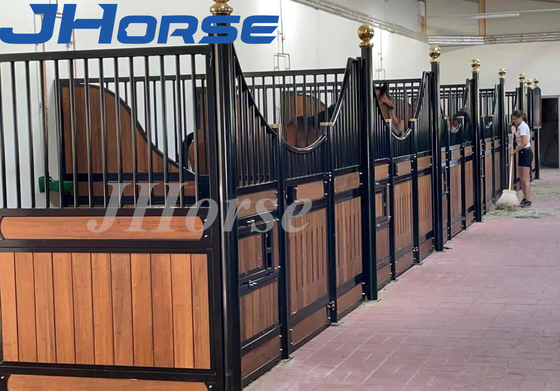 درب انبار اصطبل اسب متحرک با پوشش پودر بامبو کربنیزه شده OEM