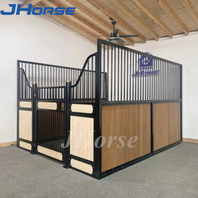 نمایش مدرن اسب اسب اسب اسب ساخت اسب خانه برای مزرعه با تغذیه و چوب کاج اسب جعبه