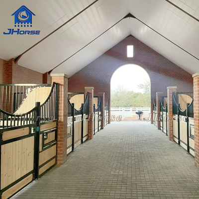 10ft طول اسب استال پانل های کاج پر کردن مواد آسان جمع آوری قابل حمل
