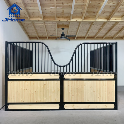 نصب آسان اسب استیبل استیبل در جلوی درب پیش ساخته تجهیزات اسب سواری برای مزرعه بزرگ
